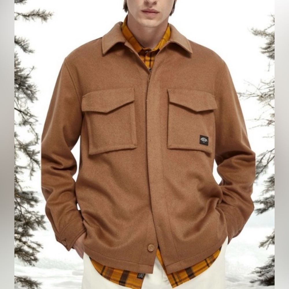 Scotch and soda wool blend shirt